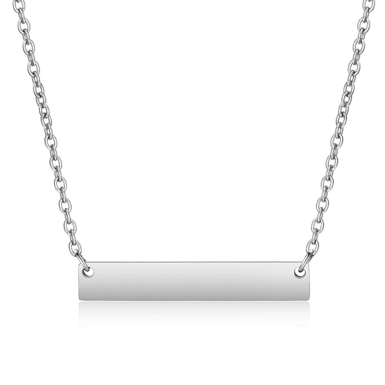 Horizontal Plate Necklace - Micacoco