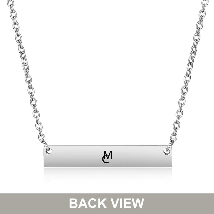 Horizontal Plate Necklace - Micacoco