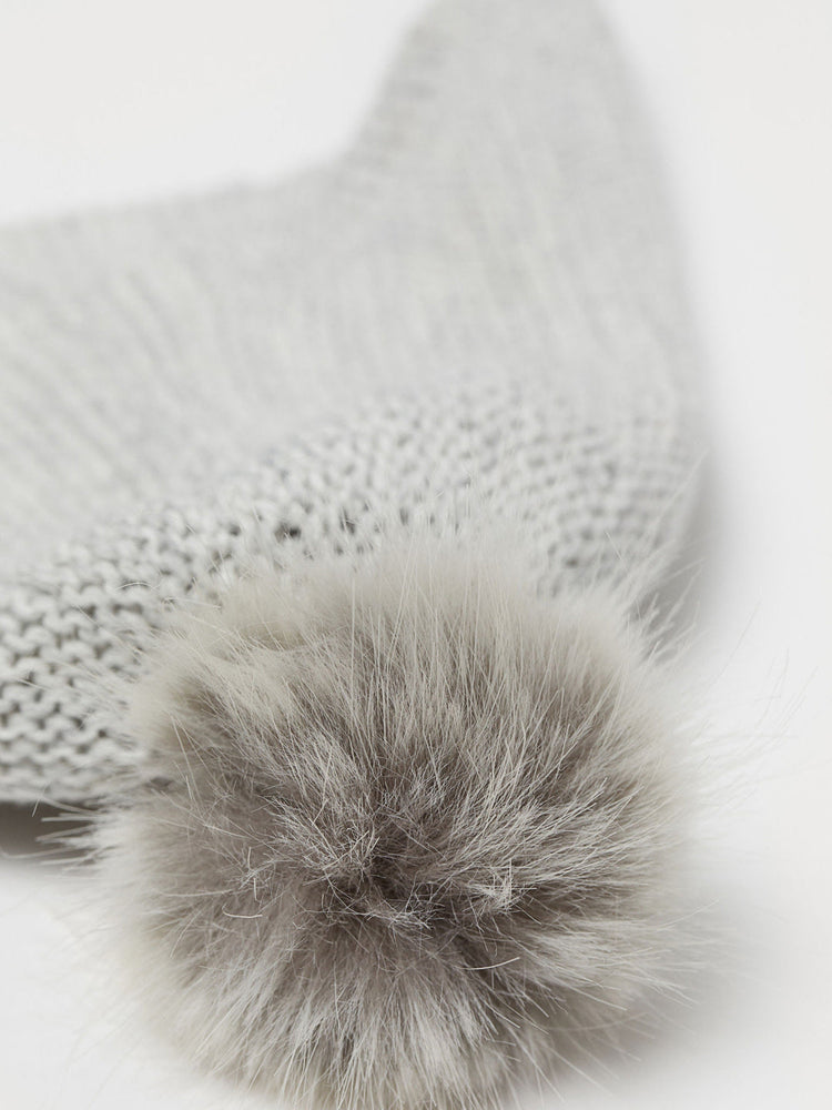 H&M Kids Grey Knitted Sun Hat