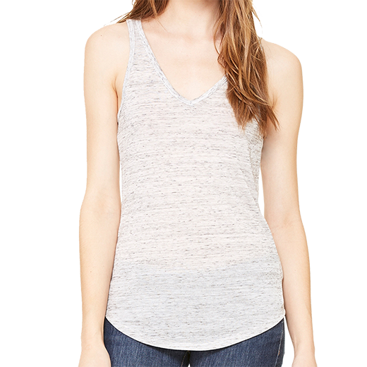 Berry Woman Ladies Flowy V Neck Tank