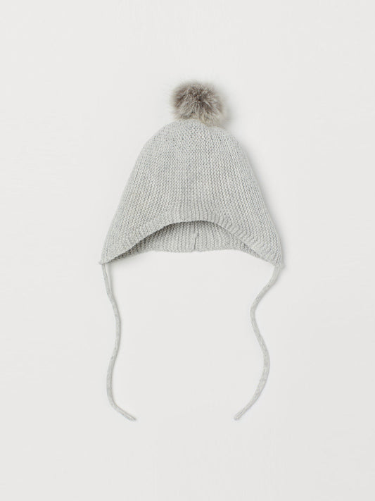 H&M Kids Grey Knitted Sun Hat