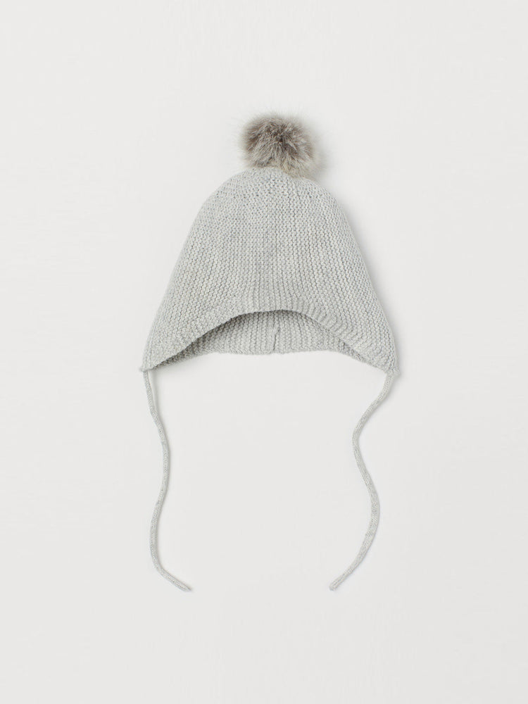 H&M Kids Grey Knitted Sun Hat