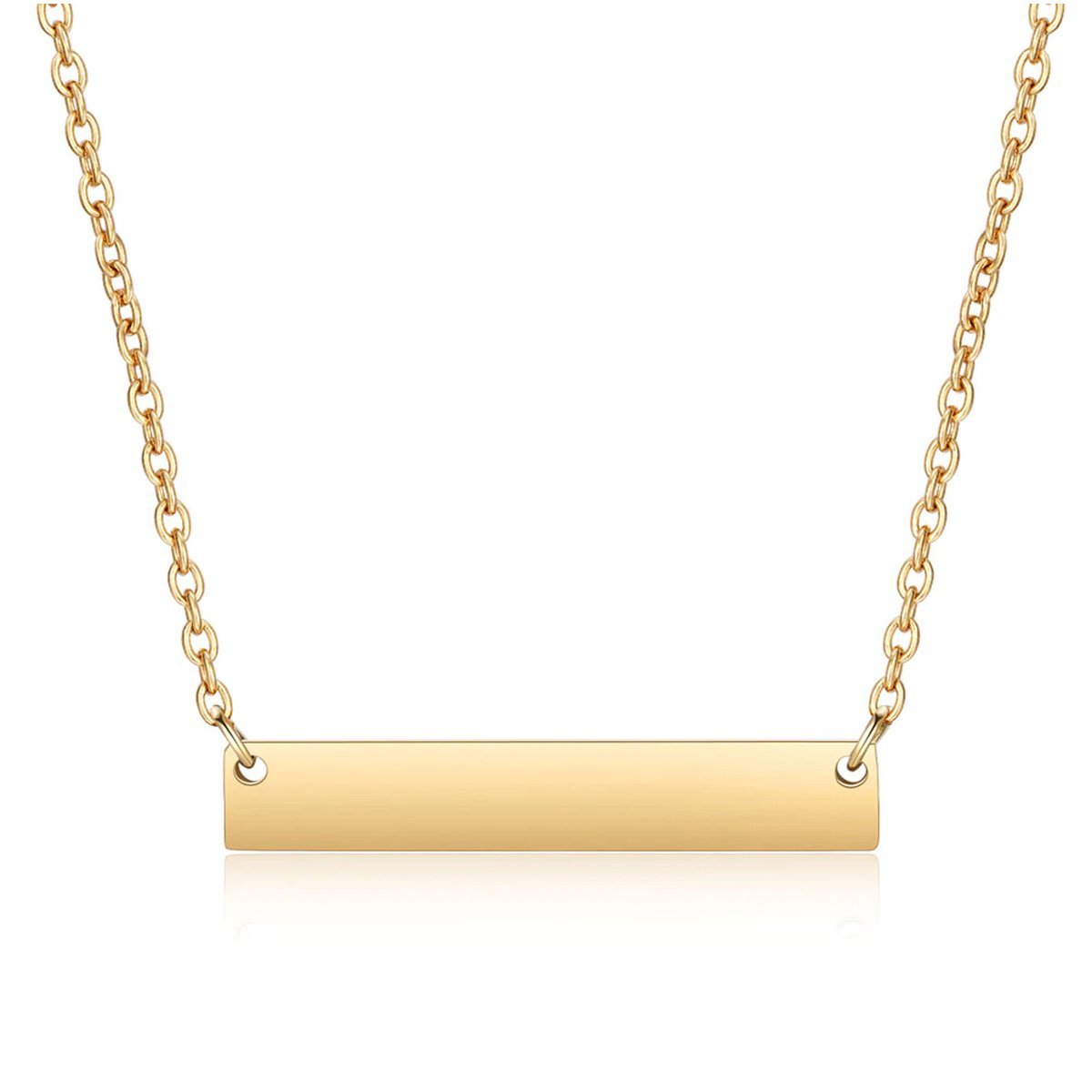 Horizontal Plate Necklace - Micacoco