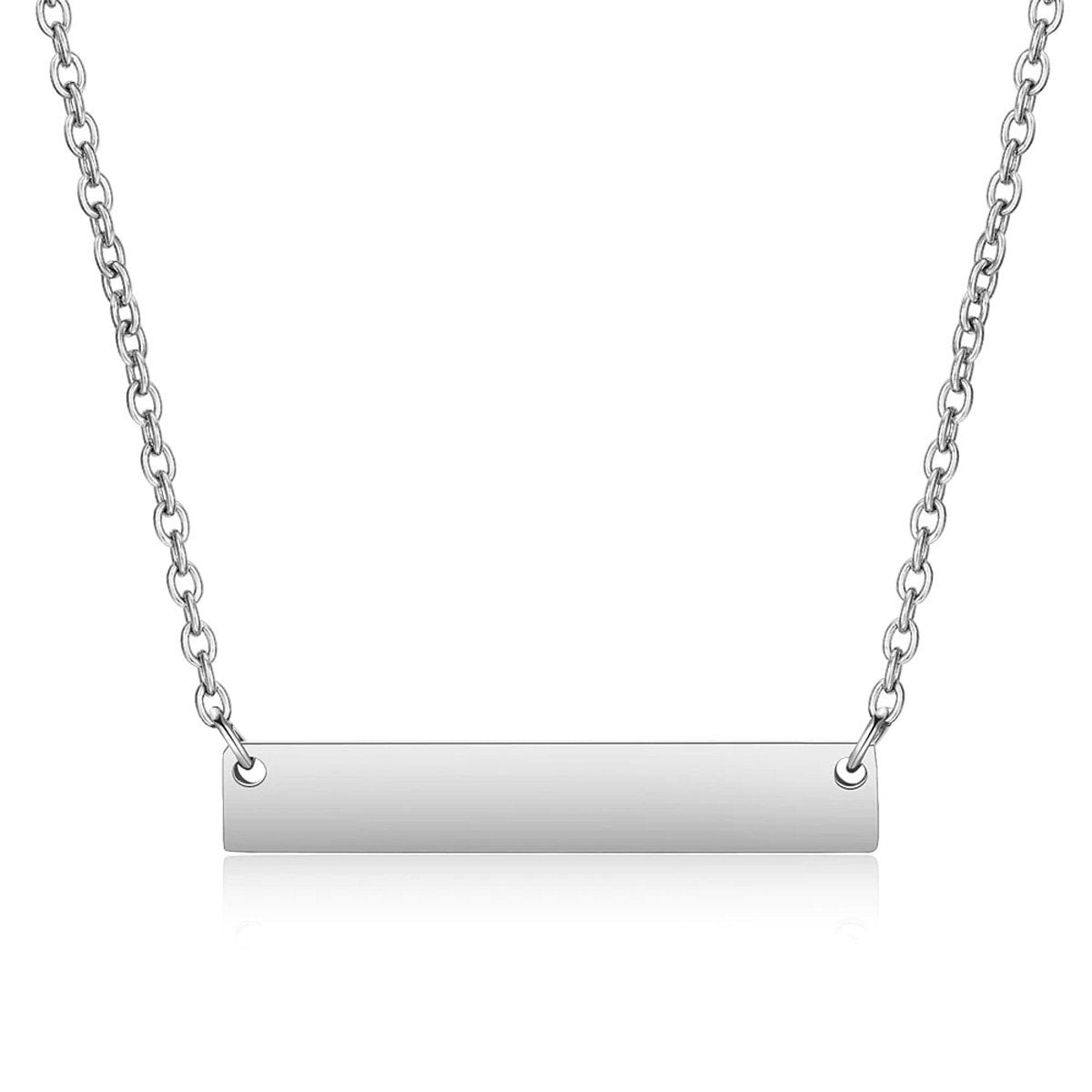 Horizontal Plate Necklace - Micacoco