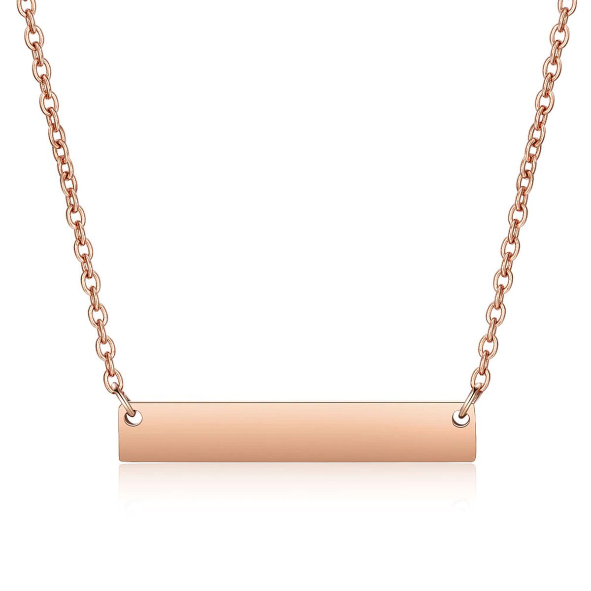 Horizontal Plate Necklace - Micacoco