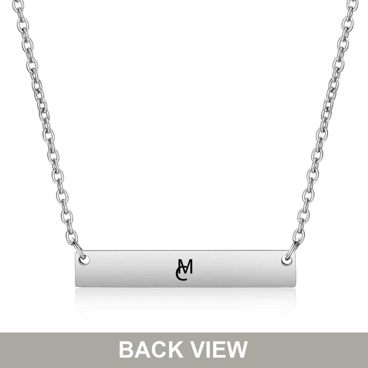 Horizontal Plate Necklace - Micacoco